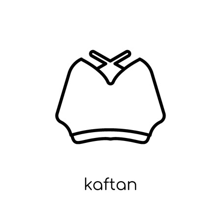 kaftan icon. Trendy modern flat linear vector kaftan icon on white background from thin line Kaftan collection, outline vector illustrationのイラスト素材