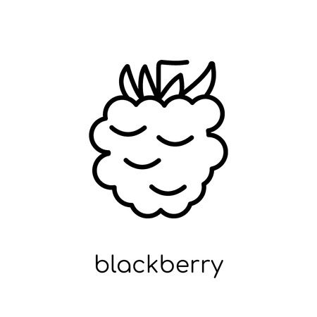 Trendy modern flat linear vector icon on white background from thin line Fruit and vegetables collection, outline vector illustrationのイラスト素材