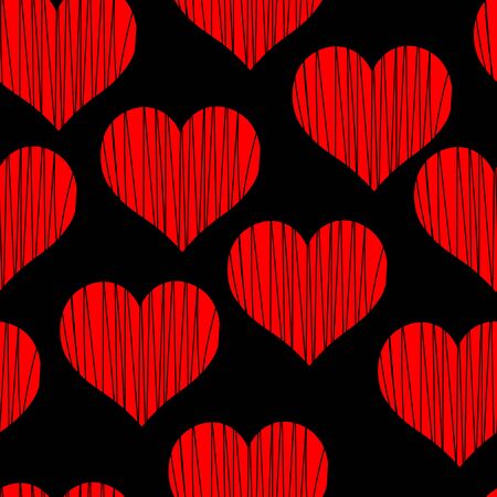 Bright color vector graphic illustration of Valentine day love holiday with symbol of beautiful...