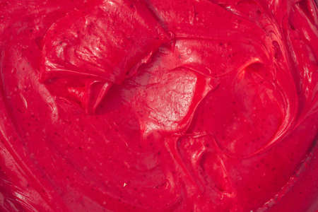 Homemade ice cream tasty sweet cold bright pink colored dessert backgroundの写真素材