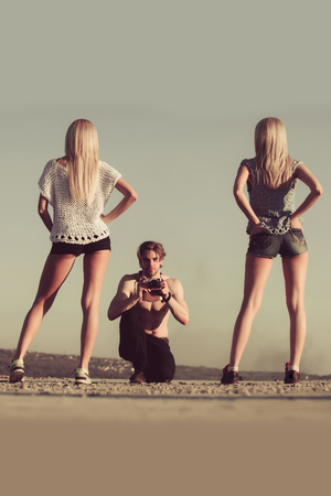 photographing and journalism, beauty and fashion, love and friendship, summer vacation and traveling, peopleの写真素材