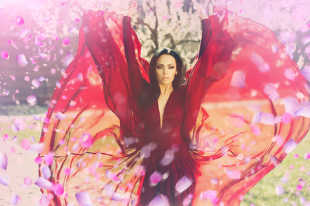 gorgeous wooman. beautiful womanの写真素材