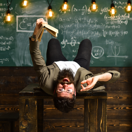 Education is to teach one to think intensivelyTutors and students prefer formal environment, Student studying online courses with computer,の写真素材