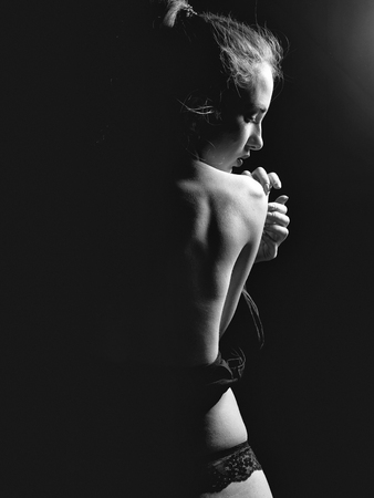 Sexual young womanの写真素材