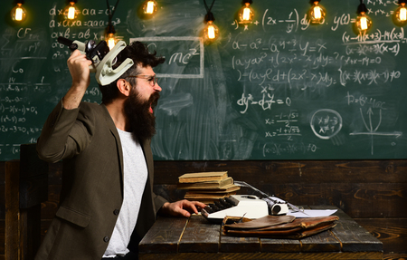 International student making individual online testing, Teacher creates sense of community and...