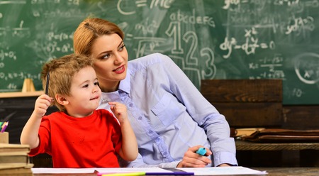 Workshop technology communication for education business, Tutor needs to be enthusiastic and needs to like his subject, Awesome teachers know about things that make students curious,の写真素材