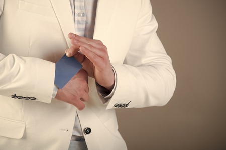 Cheating and trick Ace up sleeve conceptの写真素材