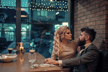 elegant couple. love and romance. love is in the airの写真素材