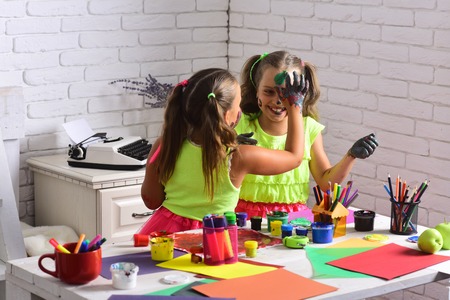 Body art and paintingの写真素材