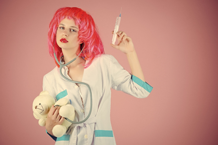 Doctor and patientの写真素材