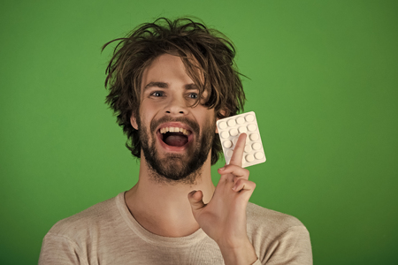 Health and medicine, hangover.の写真素材