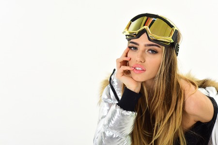 Good time. Winter time fun. Ski resort and snowboarding. Winter sport and activity. Happy winter...