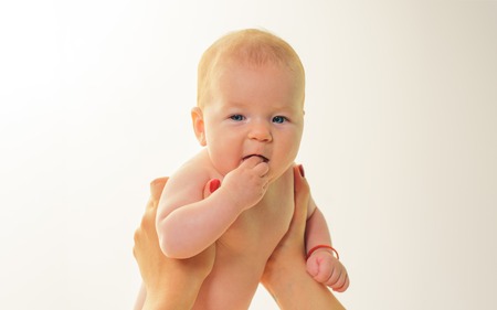 You are my little bird. Family. Child care. Childrens day. Childhood and happiness. Sweet little baby. New life and baby birth. Portrait of happy little child. Small girl with cute face. parenting.の写真素材