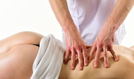 erotic play. couple in love play erotic games. erotic play of sexy couple in spa. man and woman has erotic play while massaging. sexy massageの写真素材