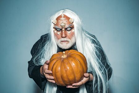 Funny character comic Dracula. Horror with scary Halloween demon man. Fantasy horror Halloween....
