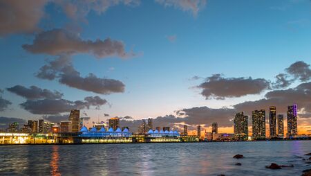 Panorama of Miami. Travel and tourism concept.の写真素材