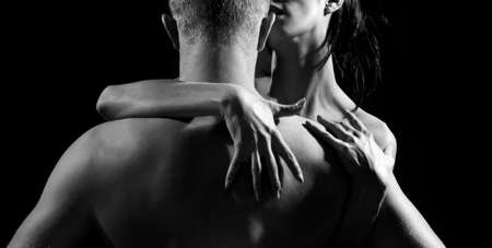 First love. Human sexual activity. Really man having sex with girl in sexual dress. Girl fer money. Classic sex positions. Birth control pills. Hugs together and sensual touch.の写真素材