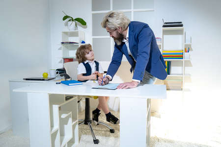 Family business. Business people planning strategy analysis in office. Future career. Small family business.の写真素材