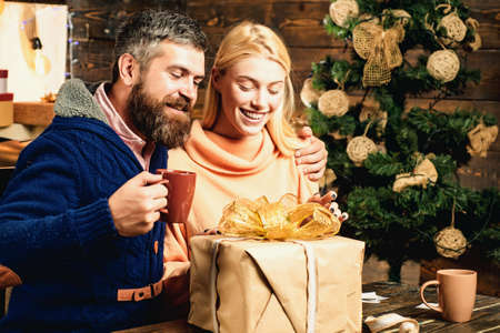 Family Christmas concept. Positive emotions facial expressions. Family christmas happy. Funny New...