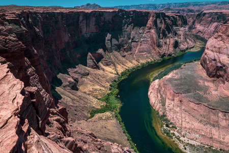 West USA. Summer holiday concept. Canyon. Arizona. Canyon in Glen Canyon National Recreation Area.
