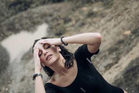 Young woman sad and crying. Beauty girl cry.