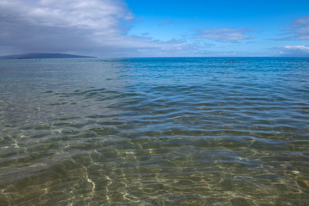 Beach and tropical sea. Nature ocean landscape background.の写真素材