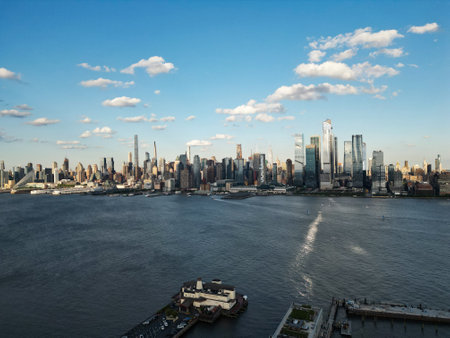 NYC, The skyline of New York City.の写真素材
