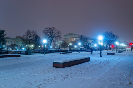 Thomas Jefferson Library of Congress Building. Washington DC Capitol. American Capitol Library. United States Capital Thomas Jefferson Library. Washington, US landmark. Washington city.の写真素材