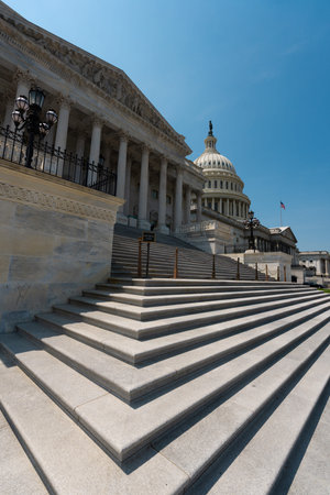 Congress under a clear sky. Congress is the historic symbol of American democracy. Congress in...