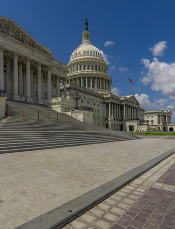 Washington DC. Capitol dome. Congress and Senate Capitol building in Washington D.C.