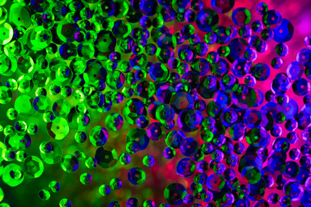 Glowing wallpaper with magical bokeh light effect. Elegant glitter bokeh overlay for creative...