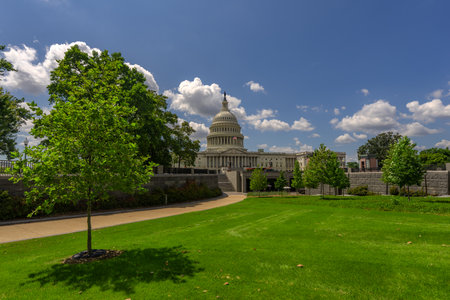 Washington DC. Capitol dome. Congress and Senate. American Symbol.の写真素材