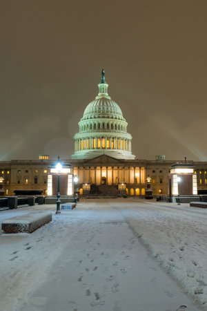 USA. Washington city Capitol. Congress. American Capitol Building. United States Capital. Washington, US landmark. Washington D.C. monument. Washington city.の写真素材