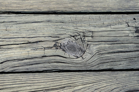 Wooden background with raw wood grains. Wooden background with a simple look.の写真素材