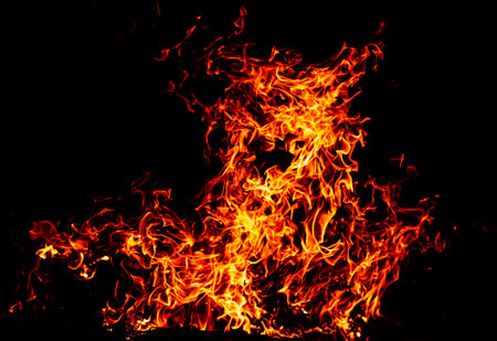 Fire flame texture. Fire burning concept. Fire sparks. Fire effect.