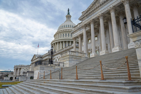 Capitol dome Washington DC. United States Congress building on Capitol Hill in Washington DC. United...