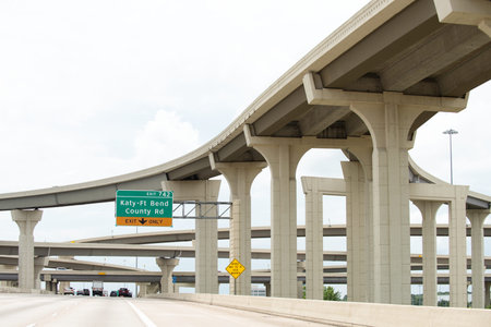 Highway interchange modern urban infrastructure. Highway interchange highlights. Highway interchange...