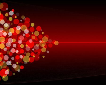 Red abstract background with simulations of fire and sparksのイラスト素材