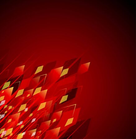 Red abstract background with simulations of fire and sparksのイラスト素材