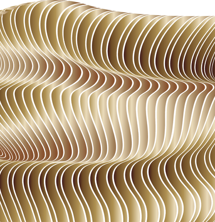 modern hypnotic background from sheets and strips with a gradientのイラスト素材