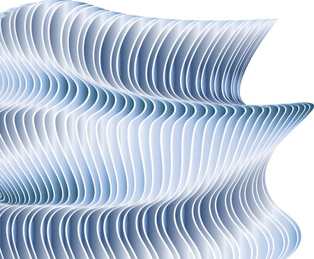 modern hypnotic background from sheets and strips with a gradientのイラスト素材