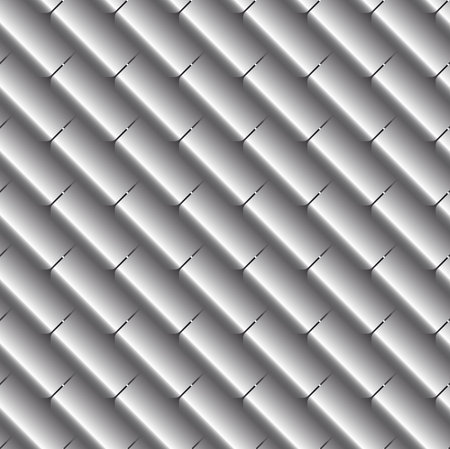 Texture metal tiles or scales. Gray metal. Backdropのイラスト素材