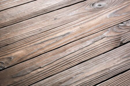 dark wood texture. background old panels. Diagonal positionの写真素材