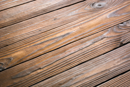 dark wood texture. background old panels. Diagonal positionの写真素材