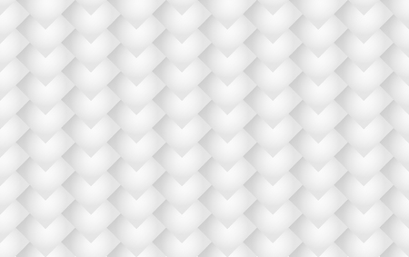 White paper background with geometric shapesのイラスト素材