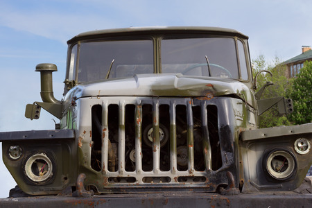 Front part of a BM-21 Grad (M1964) multiple rocket system.のeditorial素材