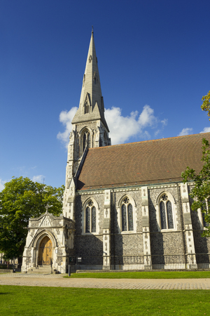 Saint Alban's Church in Copenhagen, the capital of Denmarkの写真素材