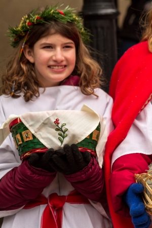 2012 Georgetown Christmas Market and Santa Lucia Childrens Processionのeditorial素材