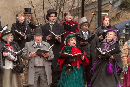 2012 Georgetown Christmas Market and Santa Lucia Childrens Processionのeditorial素材