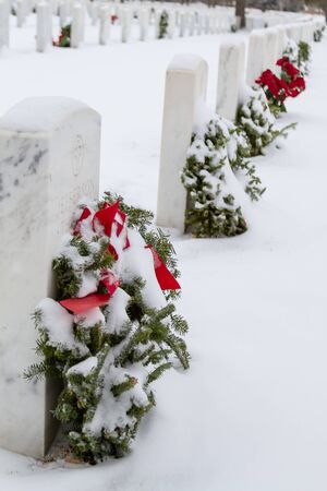 2012 Wreaths Across America at Fort Logan National Cemetery Coloradoのeditorial素材